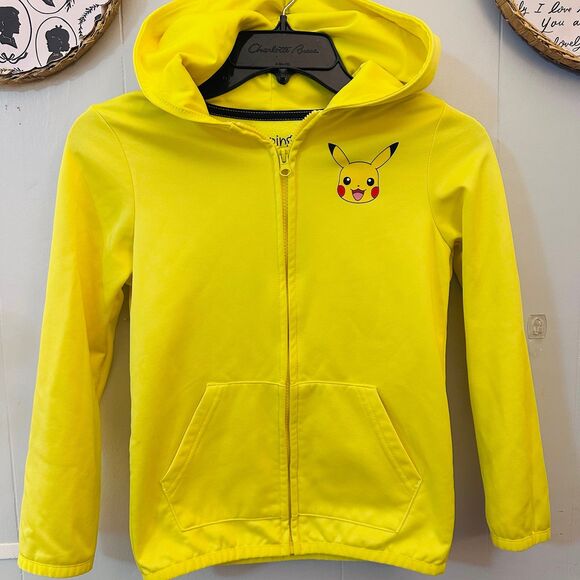 Boy’s Pikachu Hooded Jacket Size 7 - Picture 2 of 10